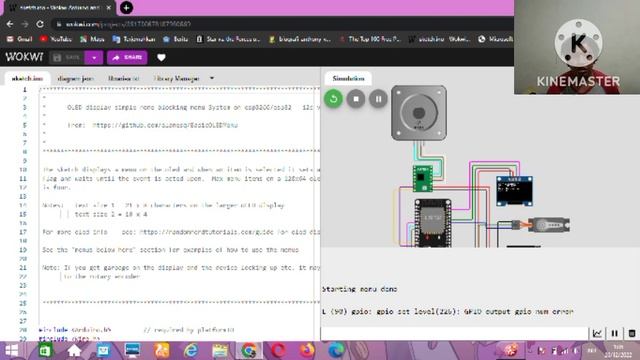Tugas Wokwi–Kontrol Stepper Motor Dan Servo Motor