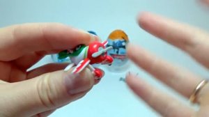 Сюрпризы Дисней Самолеты против немецких Шоколадных яиц Disney Planes Kinder Surprise Eggs.mp4