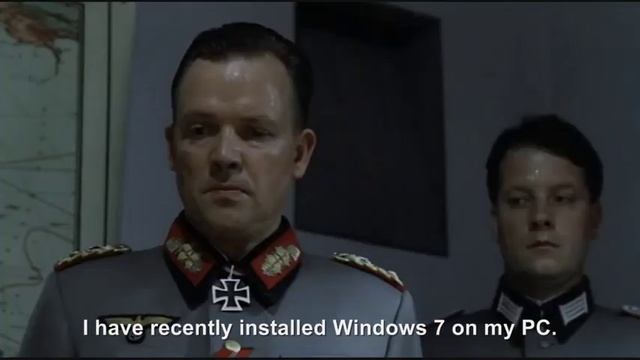 Hitler plans to upgrade to Windows 7 смотреть онлайн