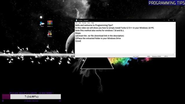 How To Install Turbo C/C++ in Windows 10 [UPDATED OCTOBER 2019] - Installation Tutorials #1 смотреть онлайн