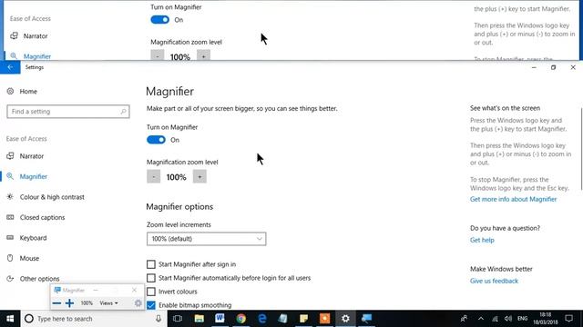 Enable and disable Magnifier on Windows 10 Easy steps zoom feature смотреть онлайн