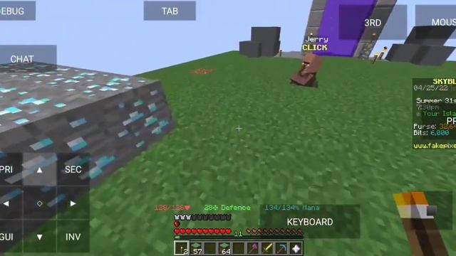 I GOT FAKE GOD ARMOR IN FAKEPIXEL SKYBLOCK 😢 | HYPIXEL LIKE SERVER FOR MCPE | смотреть онлайн
