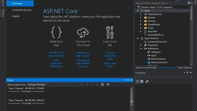Cross Platform Development in Visual Studio (Xamarin Android IOS UWP) смотреть онлайн