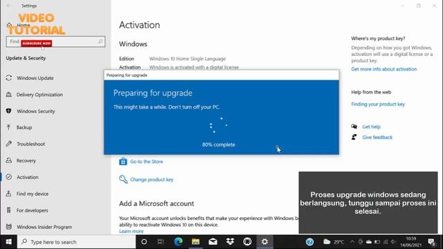Cara upgrade windows 10 home ke 10 pro tanpa install ulang смотреть онлайн