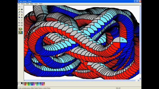 #1 - Jak zrobić węża w Paint Windows xp смотреть онлайн