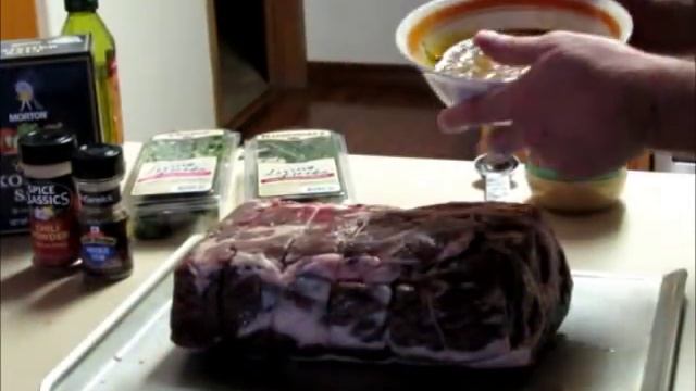 Smoked prime rib on the masterbuilt window smoker. смотреть онлайн