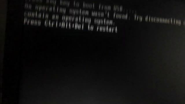 An operating system wasn't found.try disconnecting any drive that contain an operating system.Press смотреть онлайн