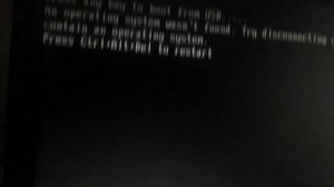 An operating system wasn't found.try disconnecting any drive that contain an operating system.Press