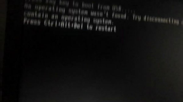 An operating system wasn't found.try disconnecting any drive that contain an operating system.Press