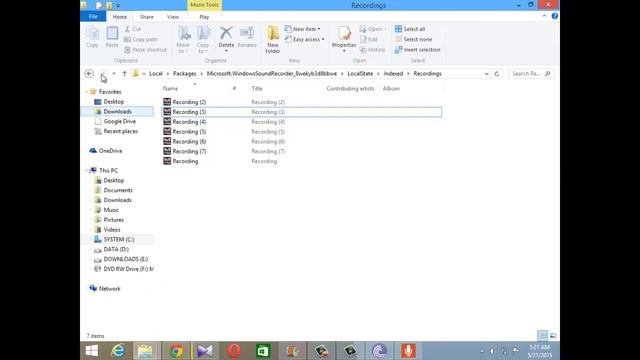 How To Find The WINDOWS 8.1 SOUND RECORDER FILES? Location of WINDOWS Voice Recorder Files - 2019 смотреть онлайн