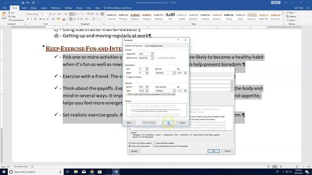 Word 2019 In Practice Ch 6 Guided Project 6 1 смотреть онлайн