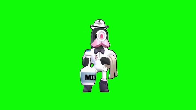 Футаж Молочного Барли|Brawl Stars Green Screen смотреть онлайн