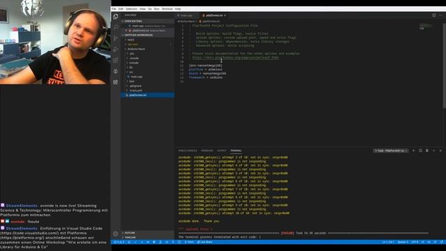 Einführung in Visual Studio mit PlatformIO zur Mikrocontroller Programierung смотреть онлайн