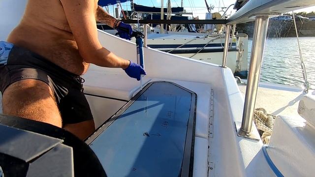 Replacing Yacht Windows with Tinted Acrylic and stage 1 of sliding windows S2 E35 смотреть онлайн