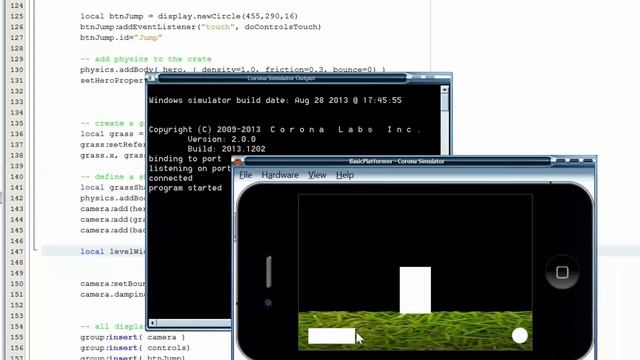 Creating a Basic Platform Game in Corona SDK (Part 3) смотреть онлайн