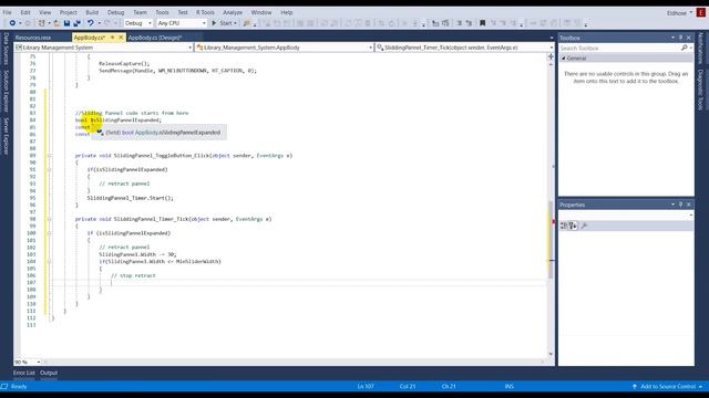 DBMS Mini Project - Part 10-A | Slding Menu Pannel in Windows Forms c# with visual Studio 2017 смотреть онлайн