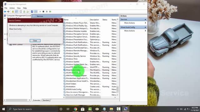 Windows 10 Home : How to Start or Stop Wired Auto Config Service смотреть онлайн