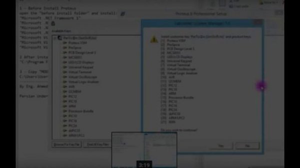 How to install Proteus simulator 8.5 in window 7/8/8.1/10