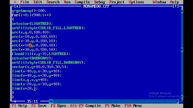 How To Draw Parachute Animation in C Or C++ (Computer Graphics) смотреть онлайн