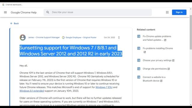 Google Chrome Latest Update || Chrome Browser Update for Windows 7 to Windows 10 смотреть онлайн