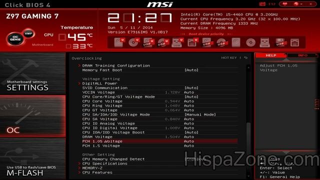MSI Z97 Gaming 7 - Bios UEFI - HispaZone.com смотреть онлайн