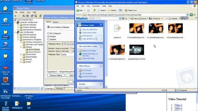 How to make active desktop walpaper смотреть онлайн