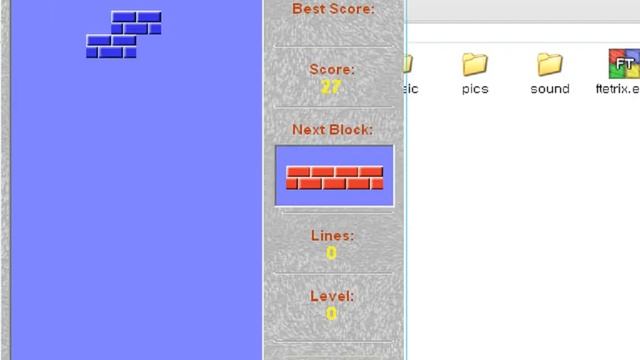 Free Tetrix v1.00.2 (Windows game 2001) смотреть онлайн