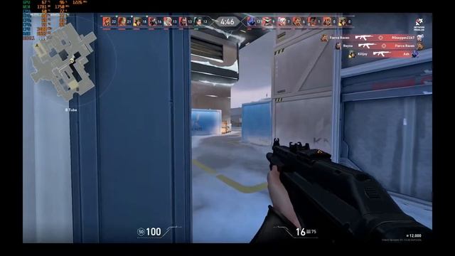 Valorant : RX 470 + i5 3470 l 1080p - Map Icebox смотреть онлайн