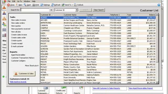 List Views Tutorial- Sage Peachtree: Basics for New Users смотреть онлайн