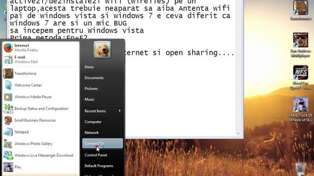 Cum activezi wifi in Windows 7 sau Windows vista смотреть онлайн