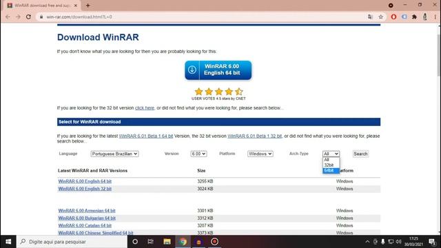 COMO BAIXAR E INSTALAR WINRAR 6.0 {NOVA ATUALIZAÇÃO} (download 64 bits e 32 bits) смотреть онлайн