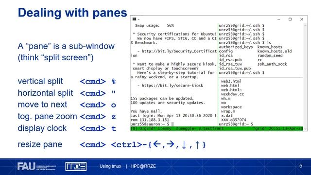A short introduction to tmux смотреть онлайн