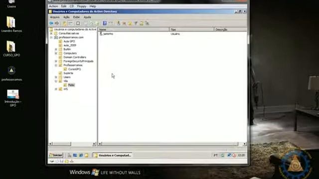 GPO Introdução Diretivas de Grupo no Windows 2008 Server www professorramos com on Vimeo смотреть онлайн