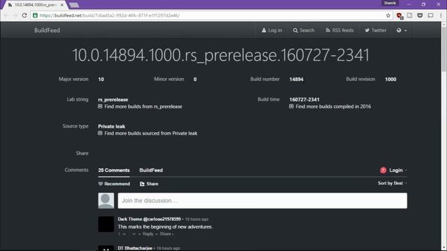 Windows 10 Build 14894(Redstone 2) Rumors/Leak! смотреть онлайн
