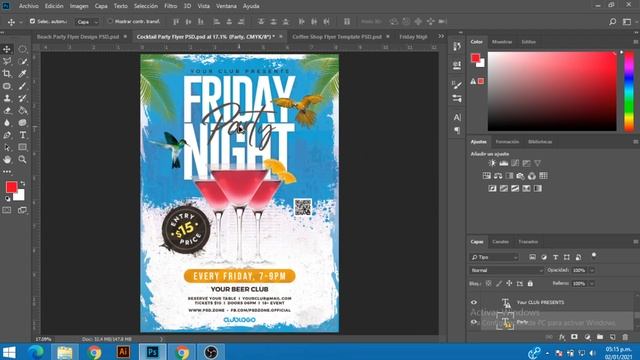 PACK DE FLYERS 2021 EDITABLES EN PSD (PHOTOSHOP) смотреть онлайн