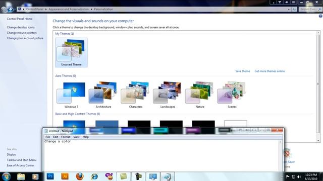 How To Change Theme in Windows 7 (Original) смотреть онлайн
