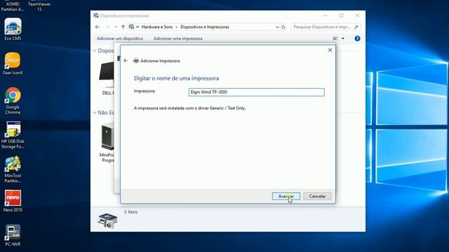 Como instalar a impressora Elgin Wind TP-3000 Series, com driver genérico смотреть онлайн