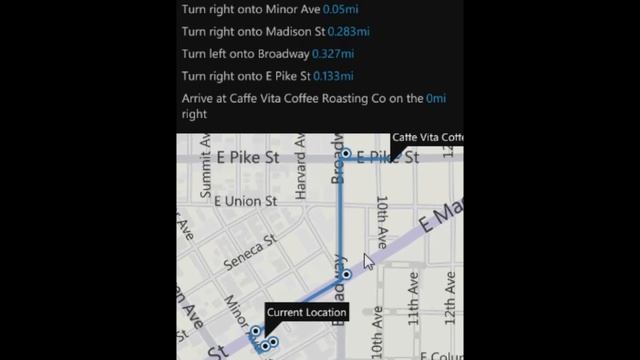 Around Here - Windows Phone 7 App Demo смотреть онлайн