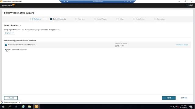 Solarwinds Overview: installing Solarwinds Orion NPM Server смотреть онлайн