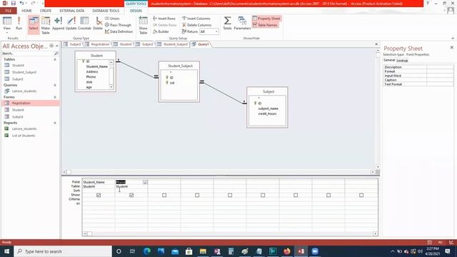 How to create queries to access data from multiple tables in MS Access | Query design in MS Access смотреть онлайн