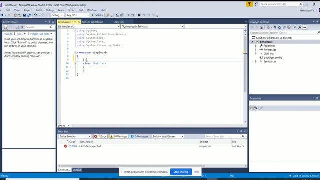 NUnit using Visual Studio Express смотреть онлайн