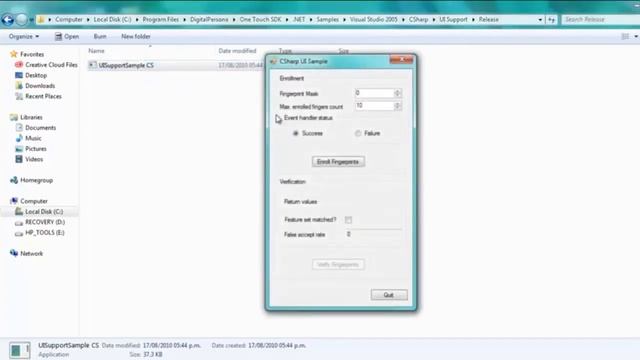 SDK digitalPersona U are U 4500 .Net Naham 0560523710 Windows And Android смотреть онлайн