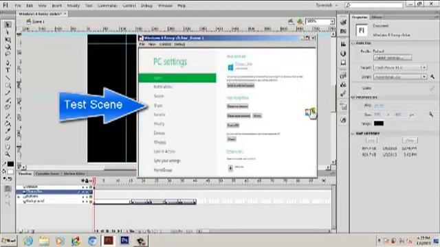 Windows 8 Simulator - My Project (Adobe Flash Pro CS6) смотреть онлайн