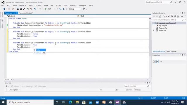 Design windows application using Picture Box & Panel Control смотреть онлайн