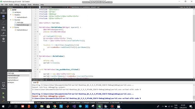 Qt C++ Serialport Connection between 2 Computers смотреть онлайн