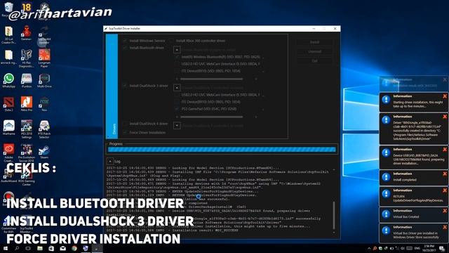 Cara Menghubungkan Stik PS3 ke PC /Laptop MUDAH BANGET (Quick Tutorial) смотреть онлайн