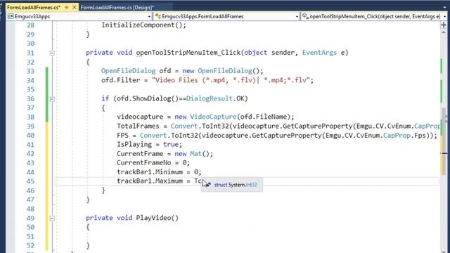 Emgucv # 23: How to load and play video directly in Emgu CV 3.3 смотреть онлайн