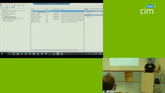 Marc Grote - Windows Server 2016 PKI Infrastrukturen - cim lingen 2018 смотреть онлайн