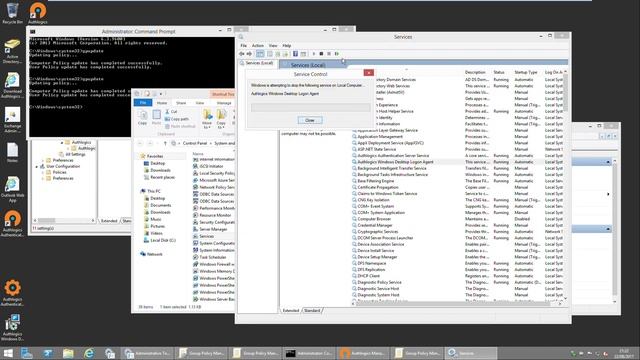Training 3/3: Authlogics Desktop Logon Agent Password-less logon смотреть онлайн