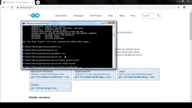 How to setup Golang environment смотреть онлайн